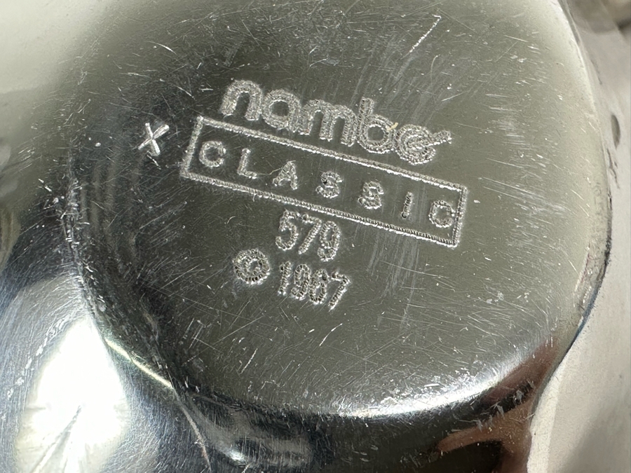 (6) Nambe Bowls, (1) Nambe Ashtray & (1) Nambe Vase (579, 530, 567, 515, 526, 707, 6180) Largest Is 14'W [Photo 13]