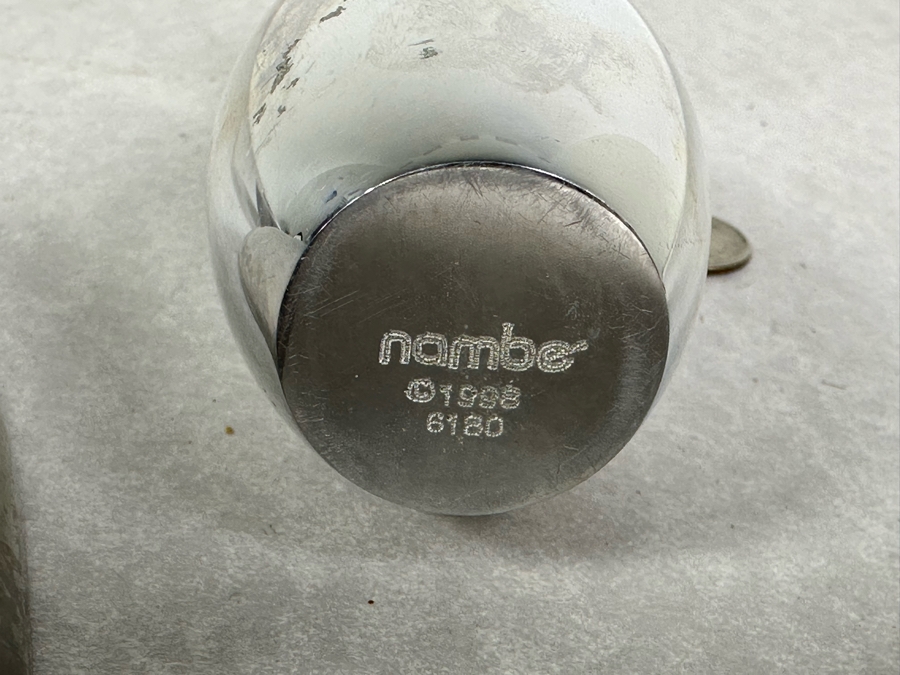 (6) Nambe Bowls, (1) Nambe Ashtray & (1) Nambe Vase (579, 530, 567, 515, 526, 707, 6180) Largest Is 14'W [Photo 19]