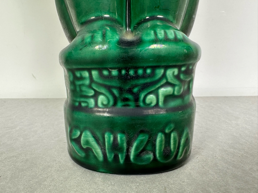 Vintage Handmade Ceramic Kahlua Liquor Decanter 11.5'H [Photo 3]