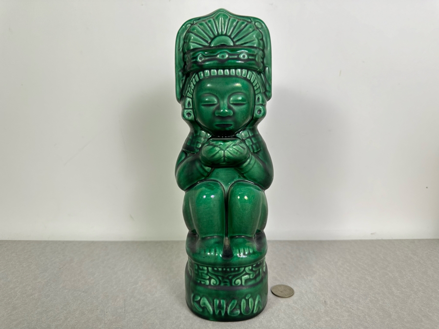 Vintage Handmade Ceramic Kahlua Liquor Decanter 11.5'H [Photo 2]