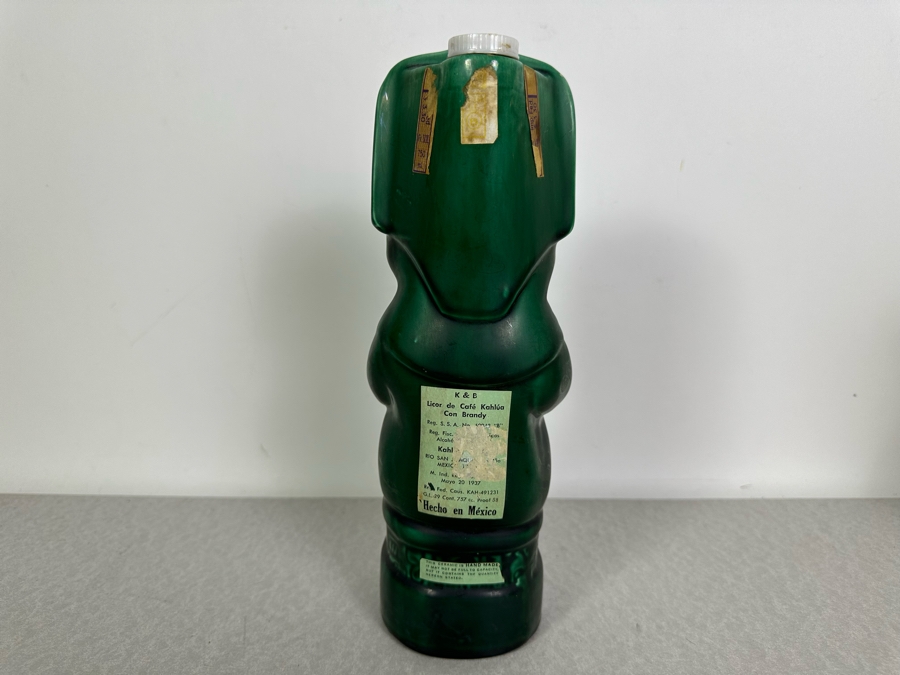 Vintage Handmade Ceramic Kahlua Liquor Decanter 11.5'H [Photo 5]