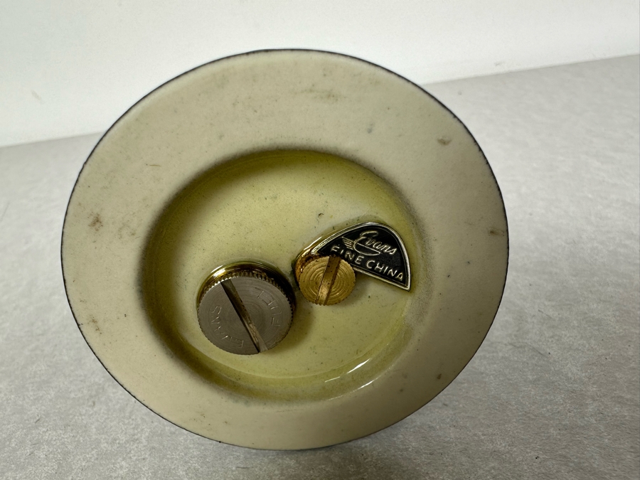 Vintage Mid-Century Modern Pottery Evans Lighter 7'H & Matching Ashtray [Photo 5]