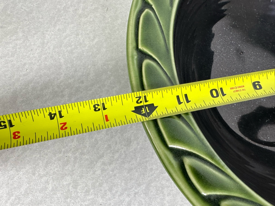 Vintage Peter Jansons Prince Edward Island Canada Artist Signed Studio Pottery Bowl 12'R X 3'H [Photo 7]