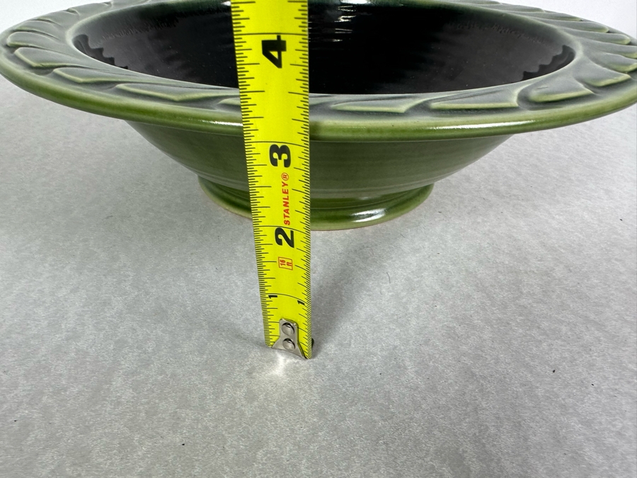 Vintage Peter Jansons Prince Edward Island Canada Artist Signed Studio Pottery Bowl 12'R X 3'H [Photo 8]