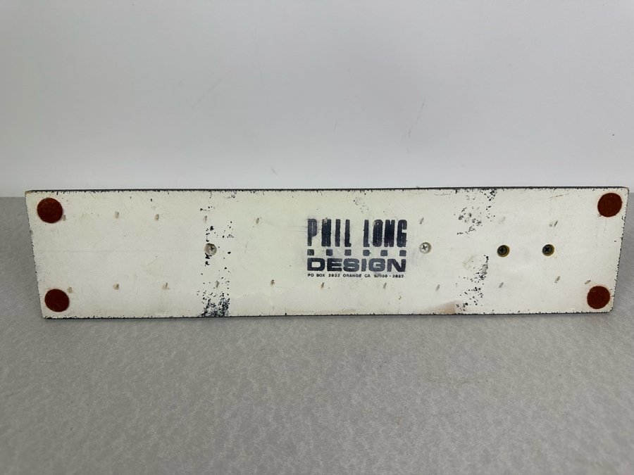 Vintage Phil Long Design Mantle Clock Working 18'W X 4'D X 8.5'H [Photo 6]