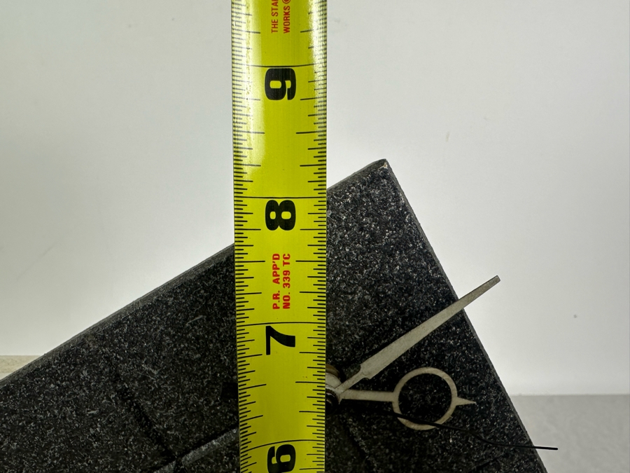 Vintage Phil Long Design Mantle Clock Working 18'W X 4'D X 8.5'H [Photo 9]