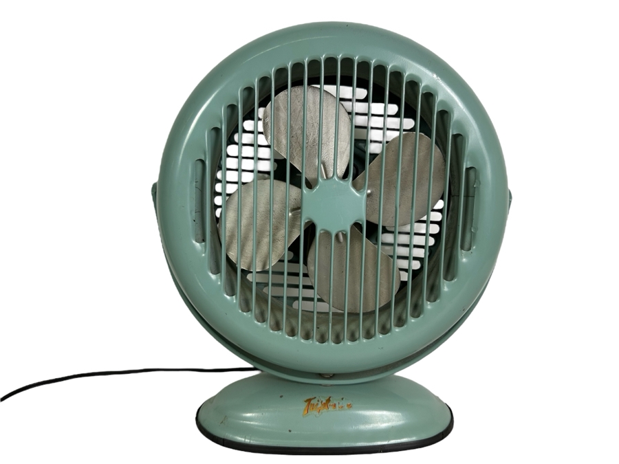 Vintage MCM Lasko Tripl-Aire Electric Fan Working 14.5'H