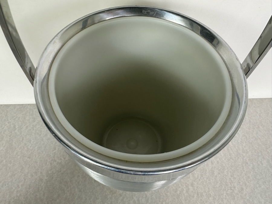 Vintage Mid-Century Modern Kromex Aluminum Ice Bucket 16'H [Photo 5]
