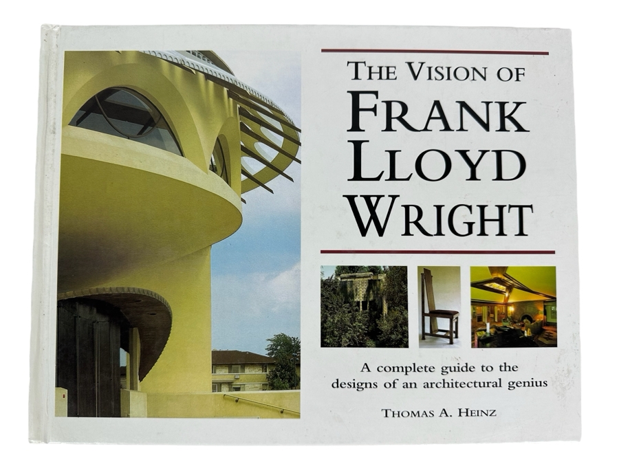 The Vision Of Frank Lloyd Wright Hardcover Book 2001 By Thomas A. Heinz