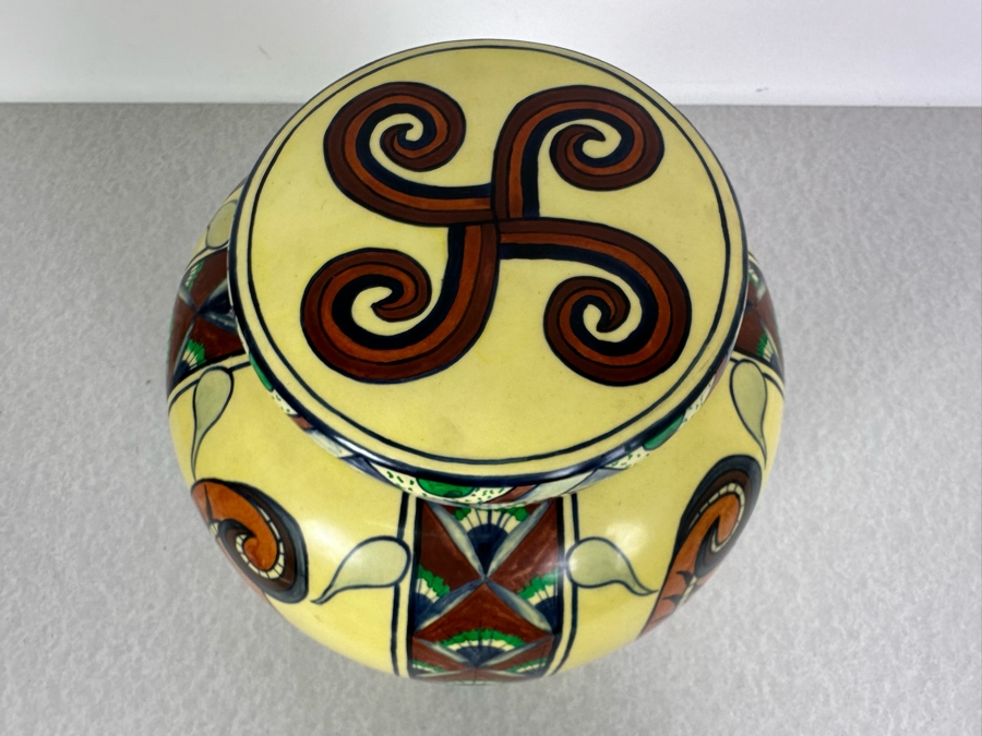 Maitland-Smith Hand Painted Porcelain Vase [Photo 8]