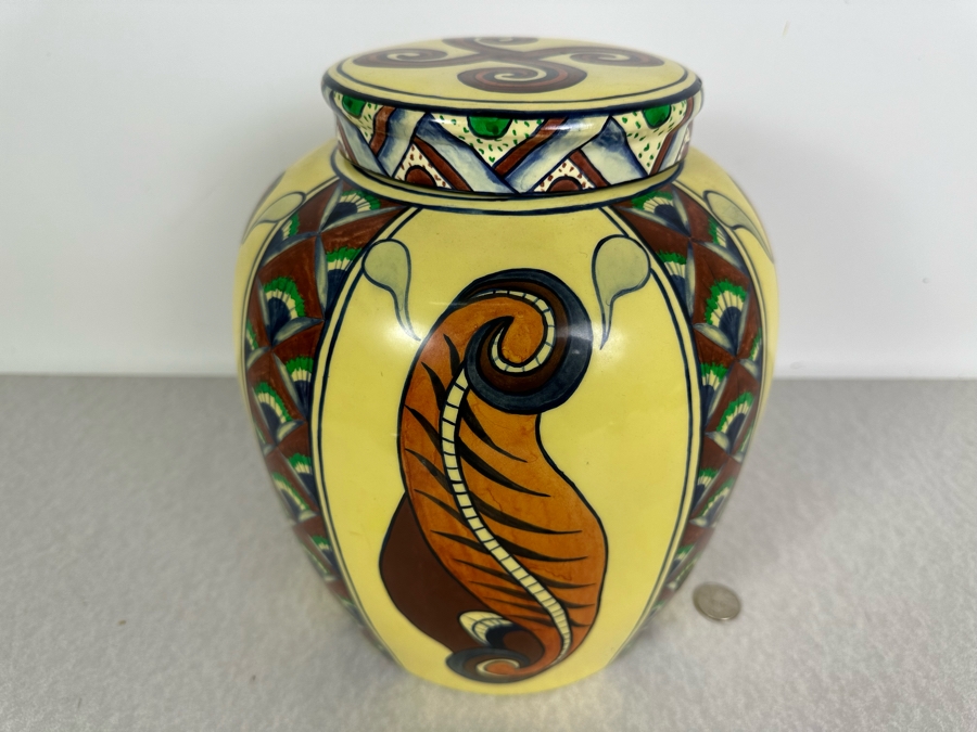 Maitland-Smith Hand Painted Porcelain Vase [Photo 2]