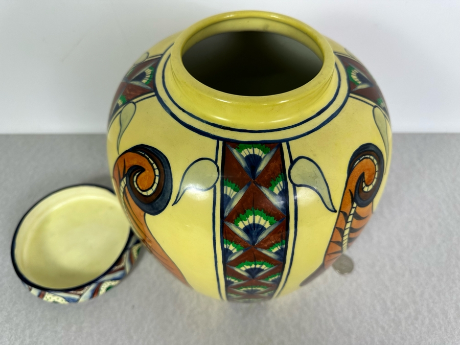 Maitland-Smith Hand Painted Porcelain Vase [Photo 5]