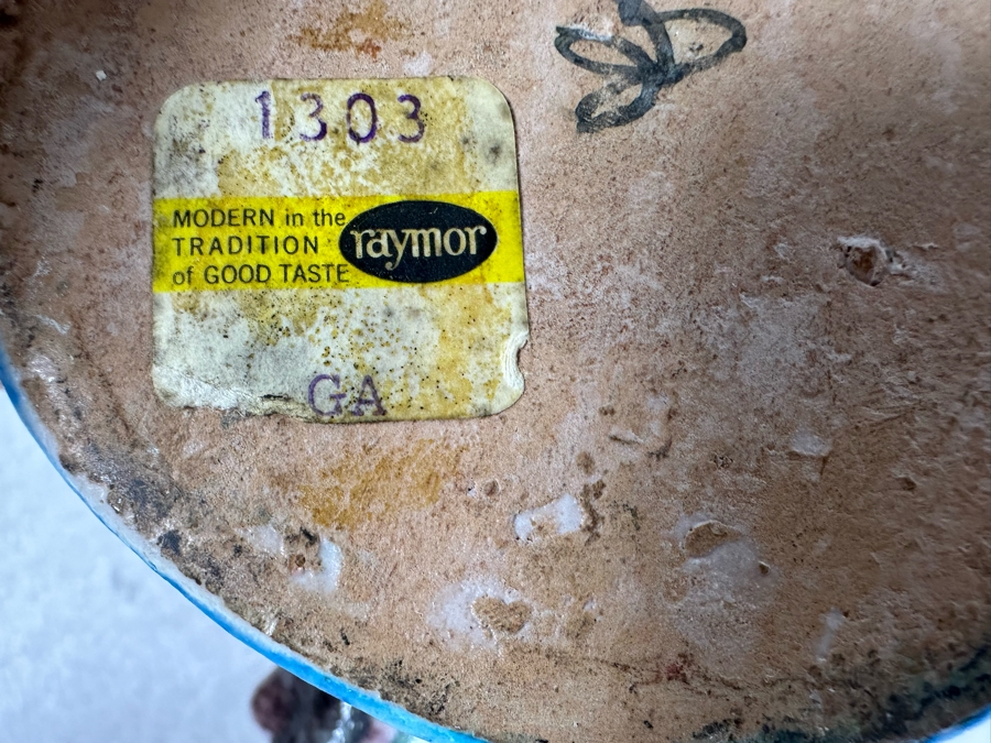 Vintage Mid-Century Modern Italian Ceramic Sculpture By Guido Gambone For Raymor Signed 6.5'W X 3.5'D X 6'H - See Photos For Chip In Tail & Ear [Photo 8]