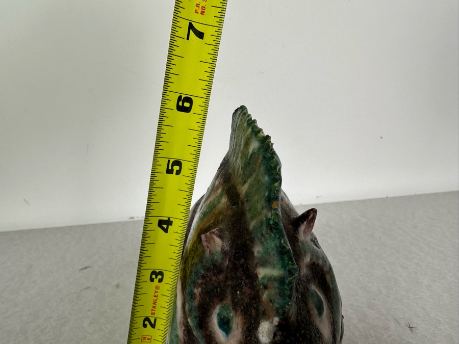 Vintage Mid-Century Modern Italian Ceramic Sculpture By Guido Gambone For Raymor Signed 6.5'W X 3.5'D X 6'H - See Photos For Chip In Tail & Ear [Photo 11]