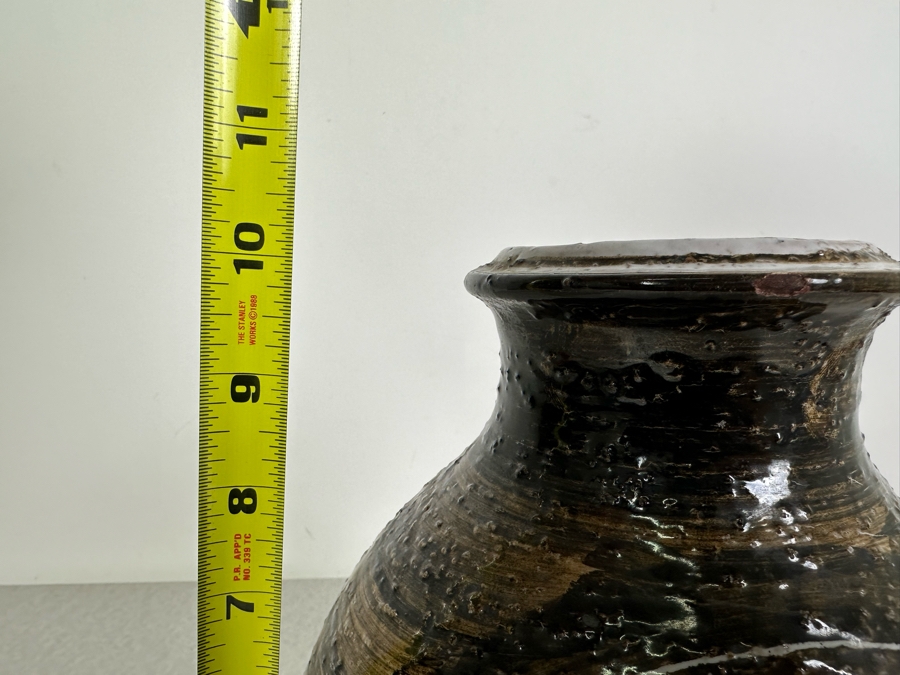 Vintage Mid-Century Modern Italian Bitossi Ceramic 'Moderna Morocco' Vase By Adlo Londi For Rosenthal Netter 8'W X 10'H	 [Photo 12]
