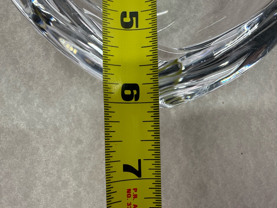 Orrefors Swedish Crystal Heart Shaped Trinket Dish 6'W X 6'H [Photo 5]