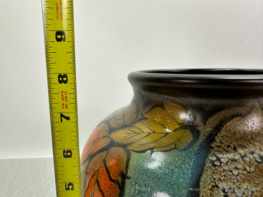 Gouda Holland Art Pottery Ceramic Vase 9'W X 8'H [Photo 8]