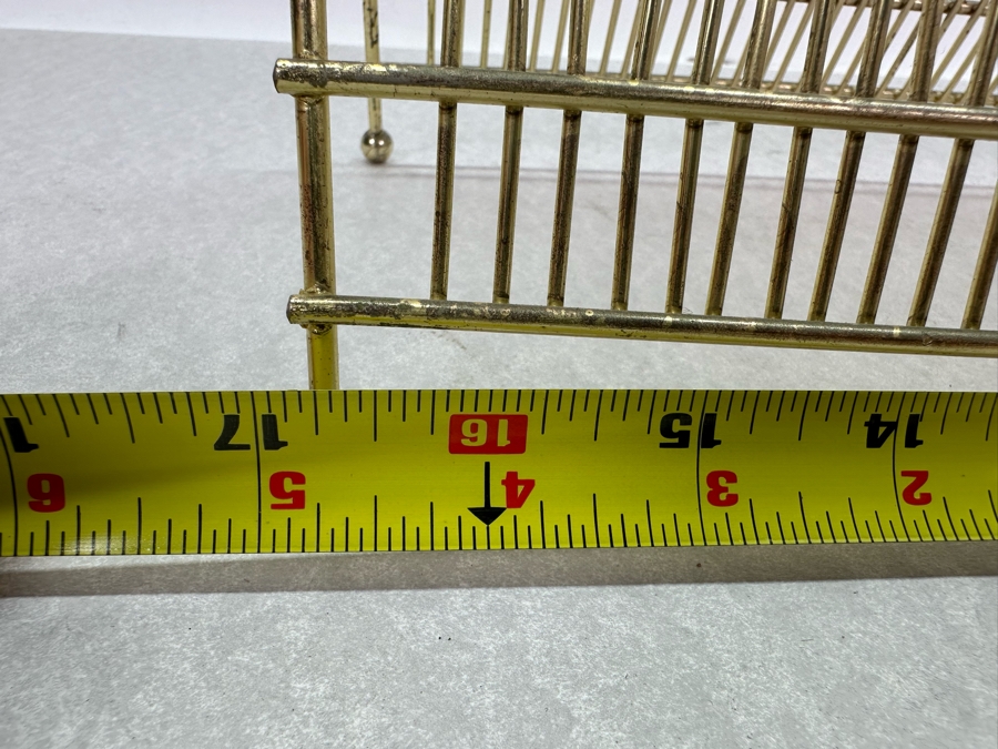 Vintage MCM 45 Vinyl Record Holder 17'W X 6'D X 6'H [Photo 3]