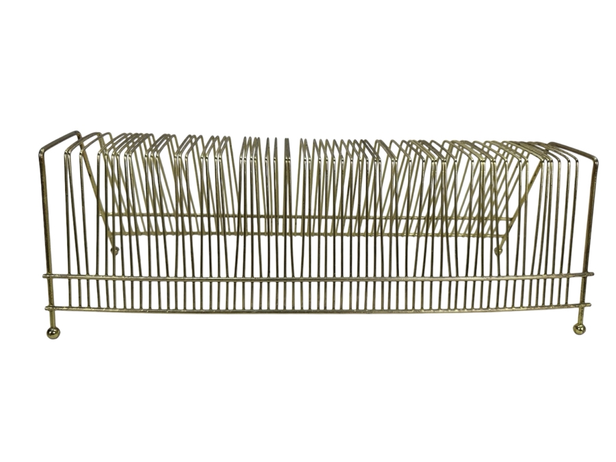 Vintage MCM 45 Vinyl Record Holder 17'W X 6'D X 6'H [Photo 2]