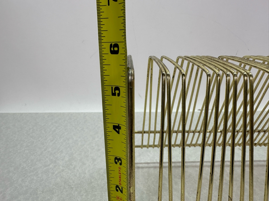 Vintage MCM 45 Vinyl Record Holder 17'W X 6'D X 6'H [Photo 5]