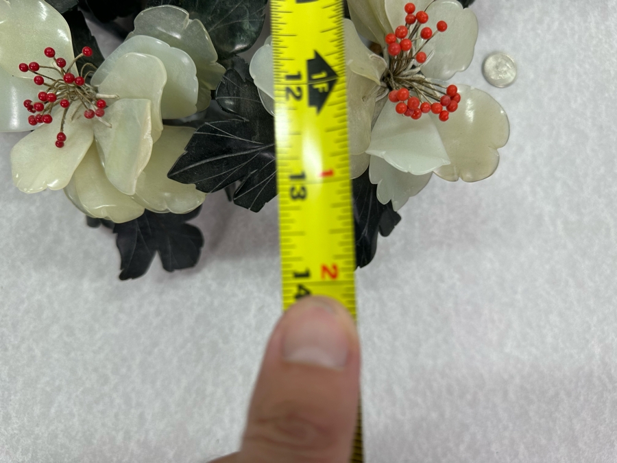 Vintage Jade Floral Centerpiece 15'W X 14'D X 7'H [Photo 17]