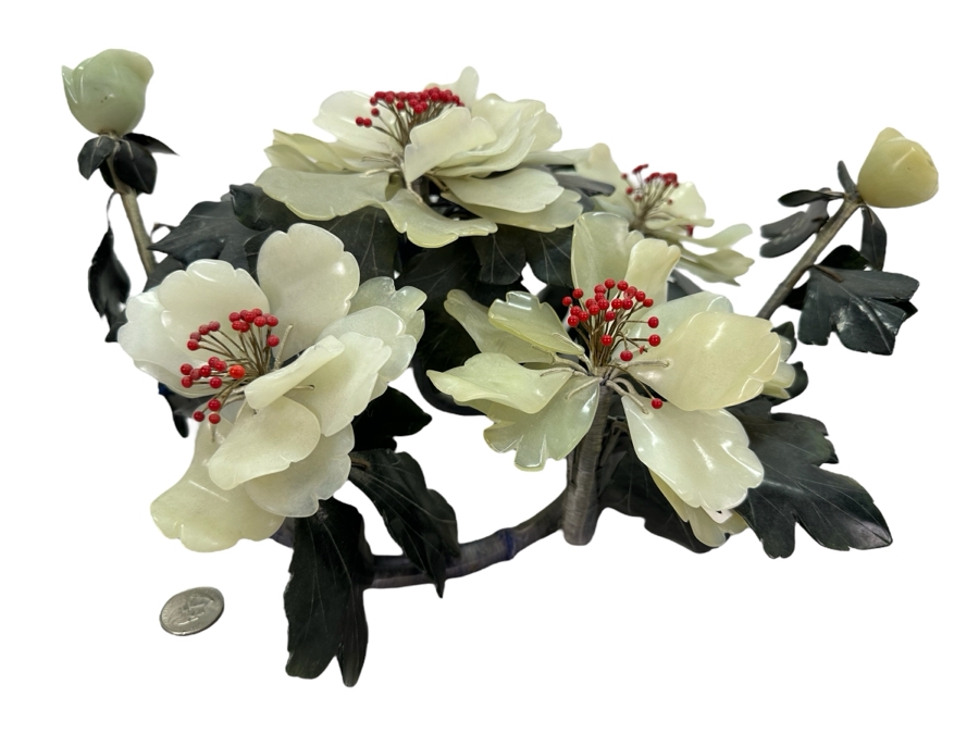Vintage Jade Floral Centerpiece 15'W X 14'D X 7'H [Photo 1]