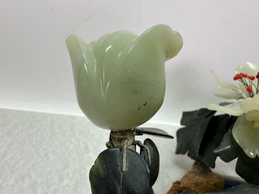 Vintage Jade Floral Centerpiece 15'W X 14'D X 7'H [Photo 10]