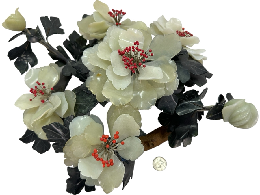 Vintage Jade Floral Centerpiece 15'W X 14'D X 7'H [Photo 2]