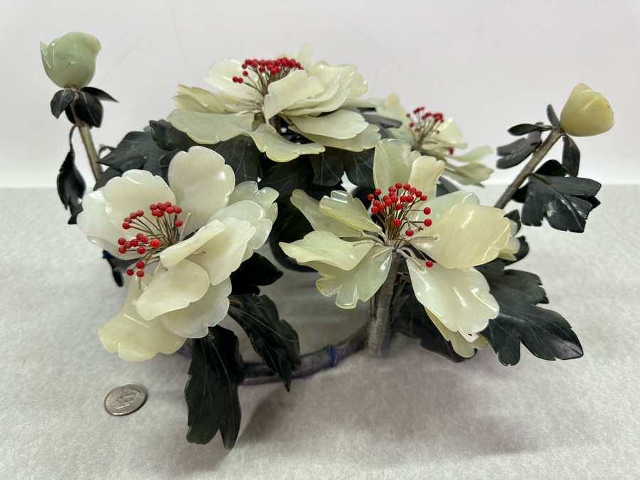 Vintage Jade Floral Centerpiece 15'W X 14'D X 7'H [Photo 5]