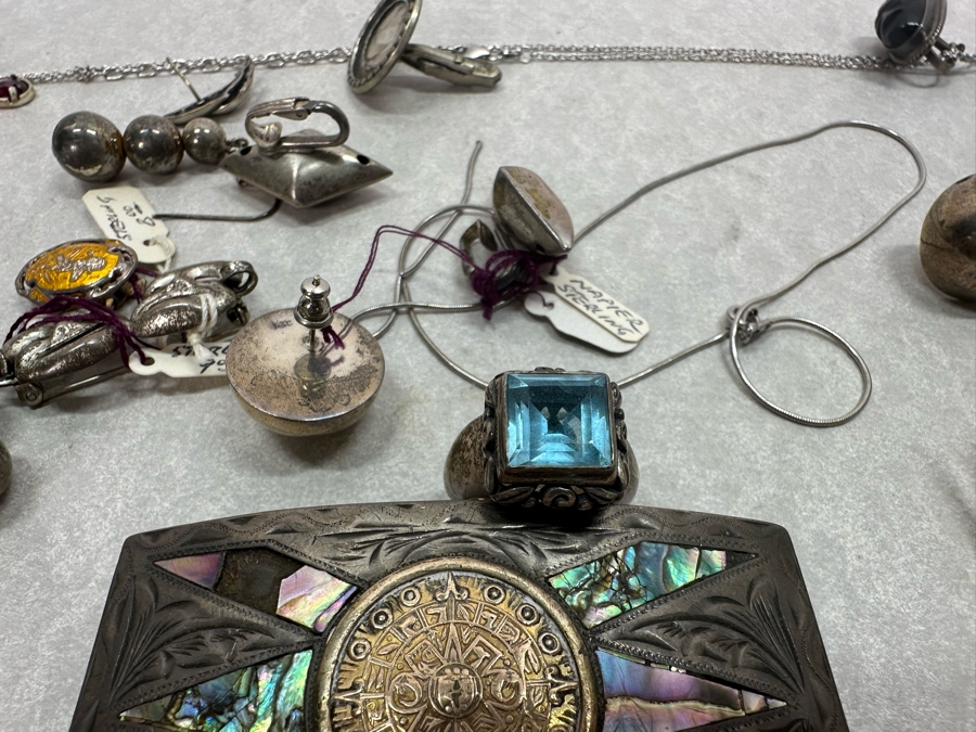 Sterling Silver Jewelry / Scrap Silver Lot 420g / 14.8oz [Photo 4]