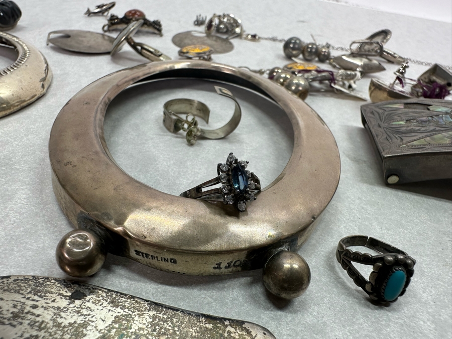 Sterling Silver Jewelry / Scrap Silver Lot 420g / 14.8oz [Photo 5]