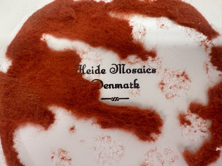 Vintage Heide Mosaics Denmark Butterfly Bowl 9.5'W X 1.5'H [Photo 5]