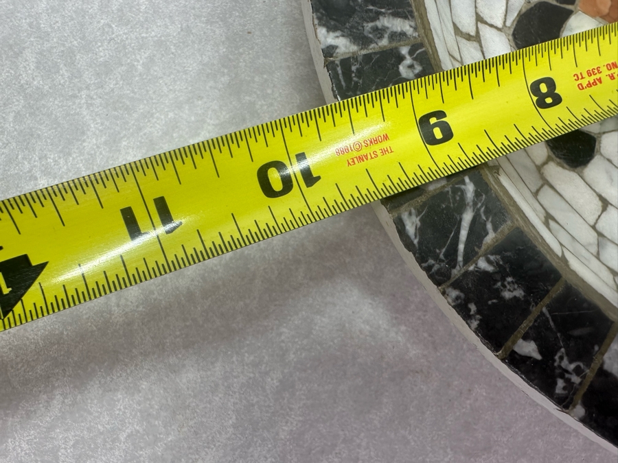 Vintage Heide Mosaics Denmark Butterfly Bowl 9.5'W X 1.5'H [Photo 6]