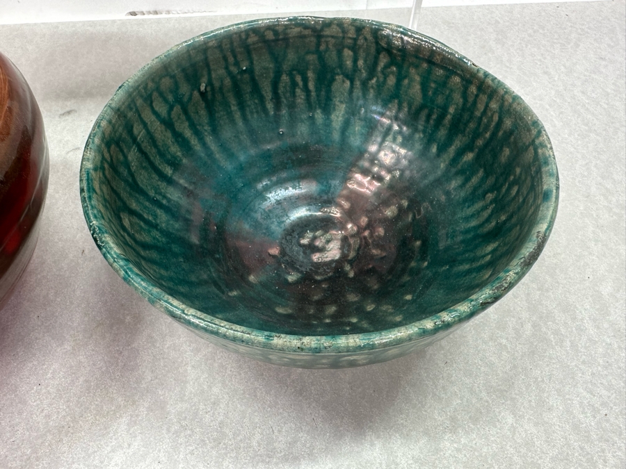 Vintage Studio Pottery Lot - All Artist Signed Except Vase In Top Middle [Photo 5]