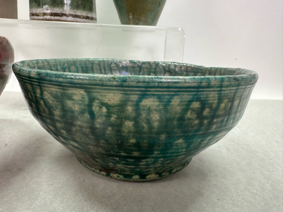 Vintage Studio Pottery Lot - All Artist Signed Except Vase In Top Middle [Photo 6]