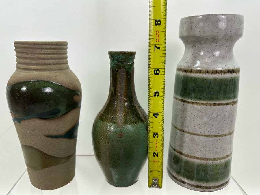 Vintage Studio Pottery Lot - All Artist Signed Except Vase In Top Middle [Photo 13]