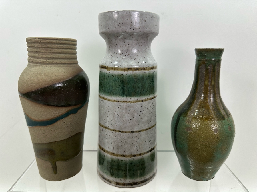 Vintage Studio Pottery Lot - All Artist Signed Except Vase In Top Middle [Photo 7]