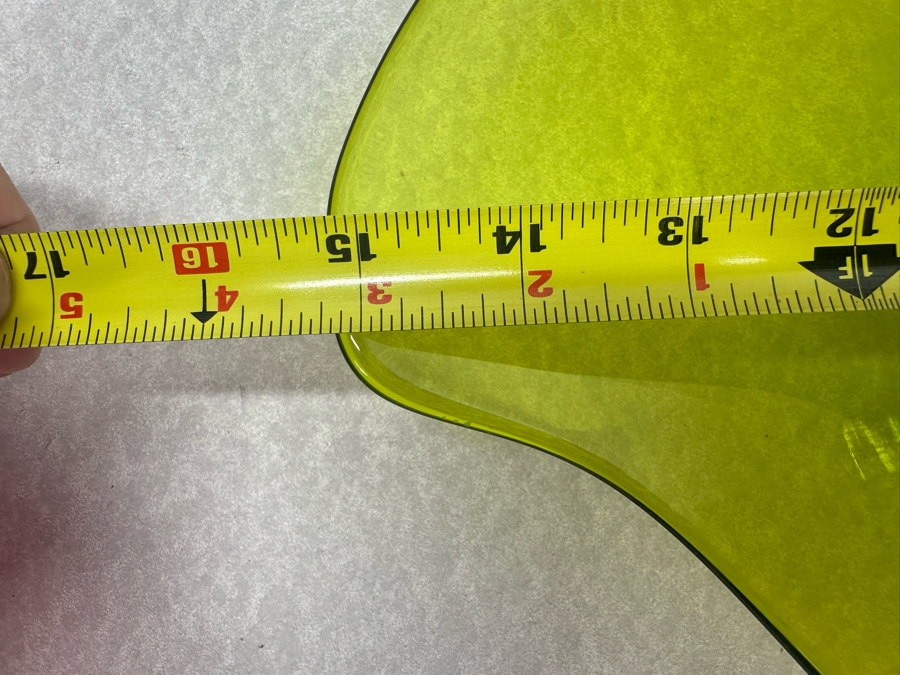 One Large Vintage Viking Glass Platter 16.5'W X 11.5'D X 1.75'H & Pair Of Small Vintage Viking Glass Blue & Red Bowls 15'W X 8.5'D [Photo 6]