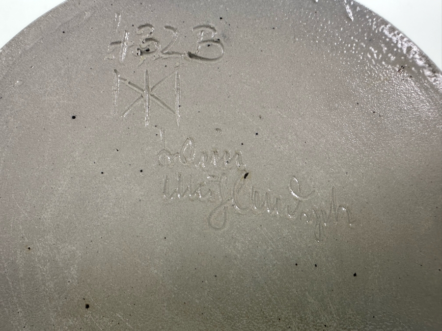 Vintage Large Wim Muhlendyck Animal Stoneware Beer Stein 14'H With Four Matching Cups 3.25'H [Photo 9]