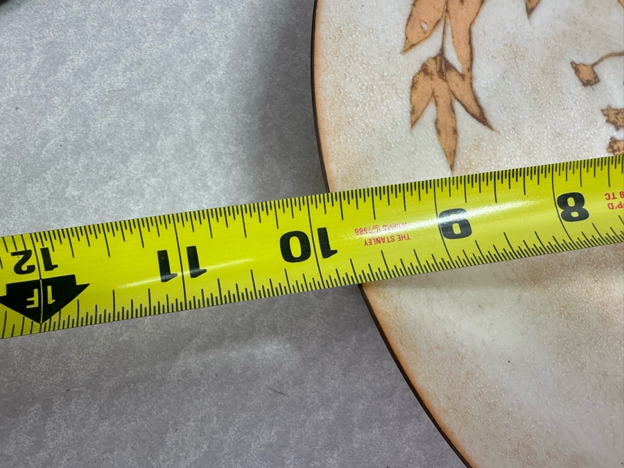 Collecton Of Vintage Copper Enable Plates & Compote Dish 10'W To 4.5'W [Photo 16]