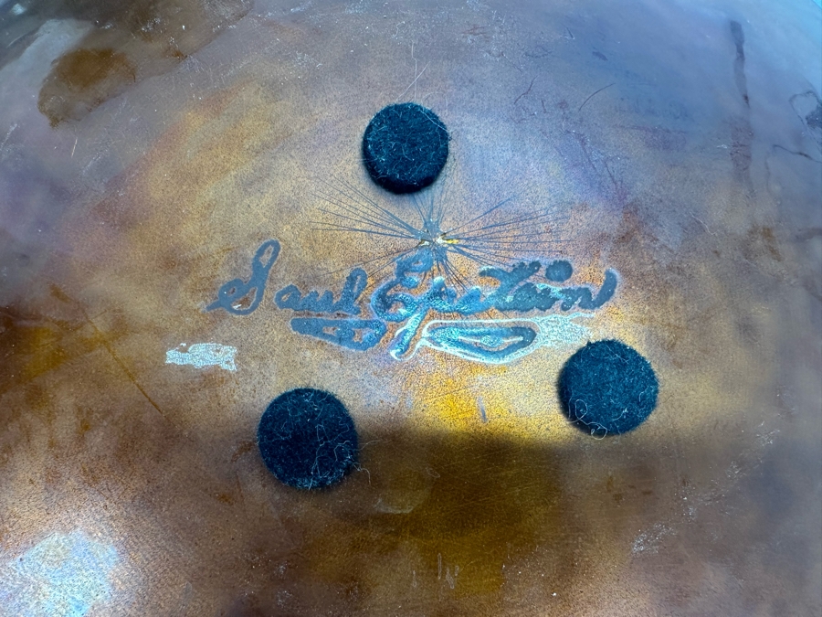 Collecton Of Vintage Copper Enable Plates & Compote Dish 10'W To 4.5'W [Photo 10]