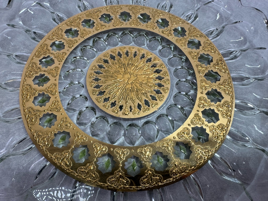 Vintage MCM Culver Barware Glasses 4.5”H / 2.75”H & Tray 10”R [Photo 5]