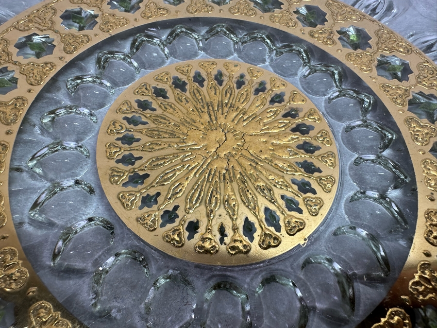 Vintage MCM Culver Barware Glasses 4.5”H / 2.75”H & Tray 10”R [Photo 6]