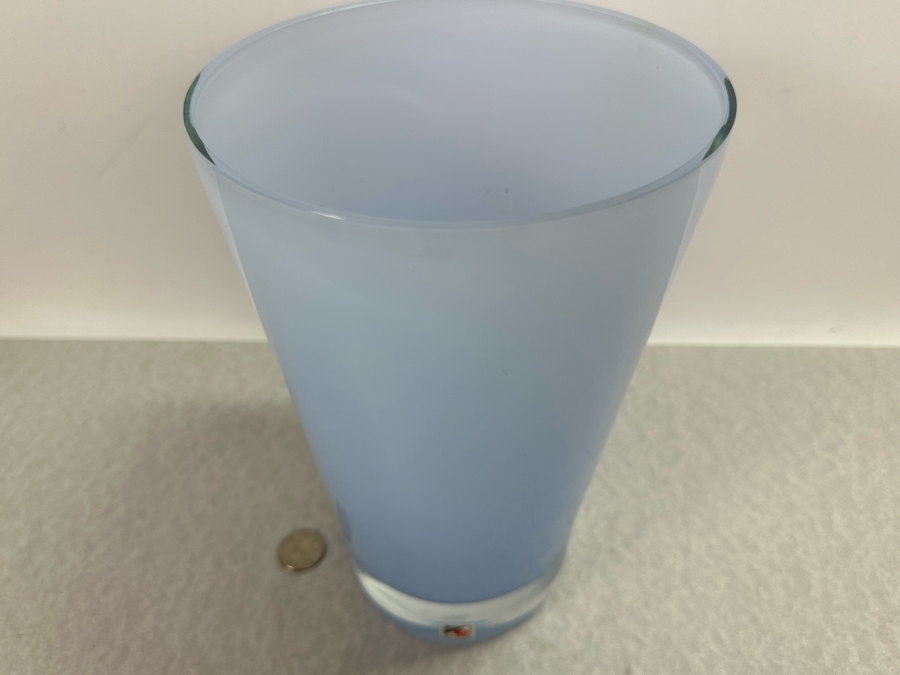 Vintage Karlov Svoboda Czech Republic Crystal Vase 9.75'H [Photo 5]