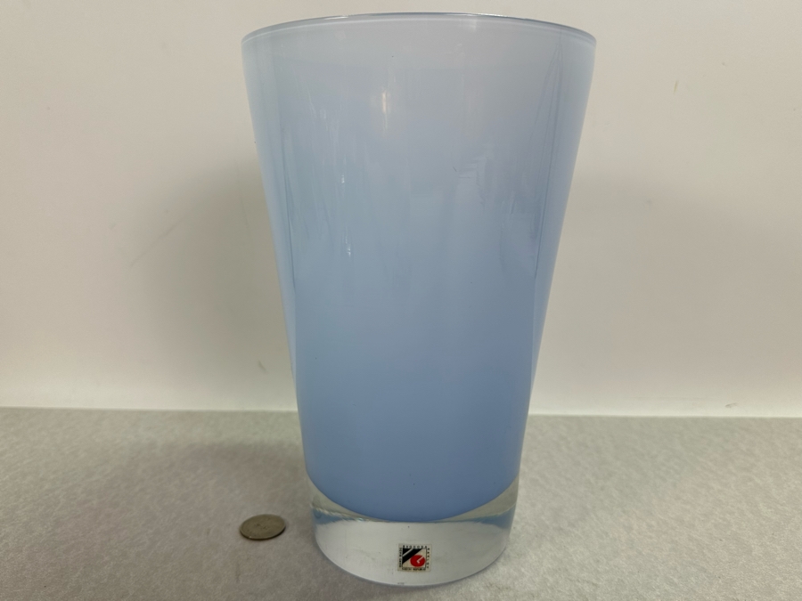 Vintage Karlov Svoboda Czech Republic Crystal Vase 9.75'H [Photo 2]