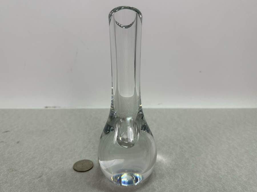 Vintage Baccarat France Crystal Bud Vase 7'H [Photo 5]