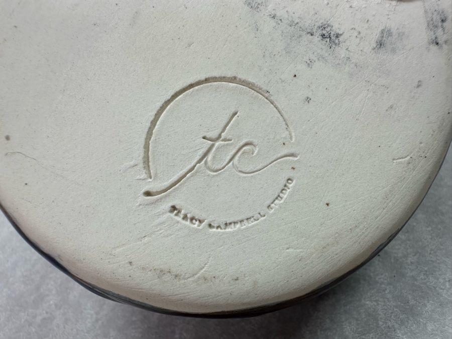 Vintage Artist Signed Studio Pottery Pitchers, Vases And Boxes Largest Pitcher Is 7'H [Photo 9]