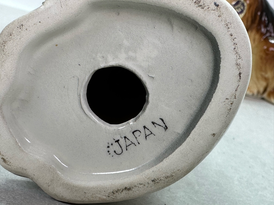 Four Vintage Animal Figurines: (2) Freeman-McFarlin, (1) Royal Copley & (1) Made In Japan 8'H [Photo 9]