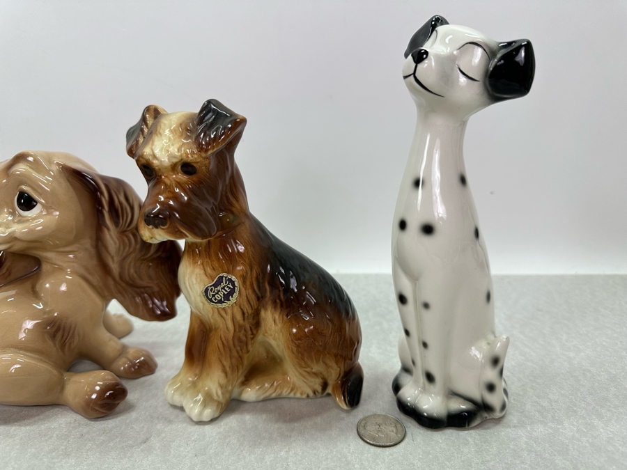 Four Vintage Animal Figurines: (2) Freeman-McFarlin, (1) Royal Copley & (1) Made In Japan 8'H [Photo 5]