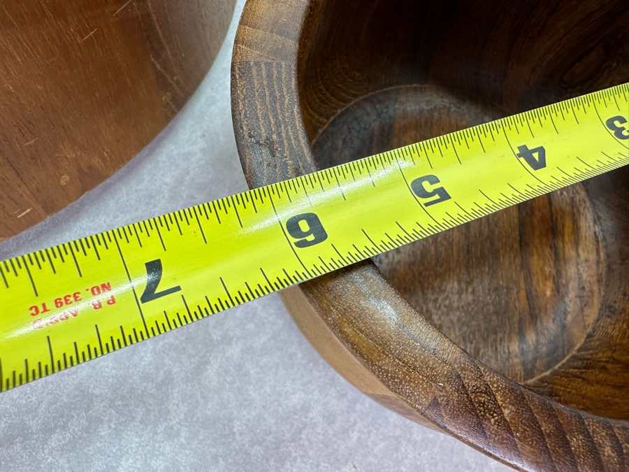 Vintage Dansk Teak Salad Bowl Set 10.5'W [Photo 7]